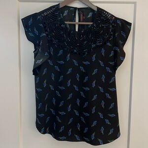 Ranna Gill Bird Blouse - Small